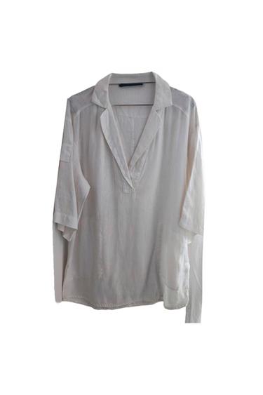 BLUSA BLANCA DE LINO