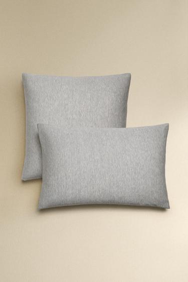 ピローケース セーター モダール (140GxM²)グレーZaraのピローケース セーター モダール (140GxM²) - グレー