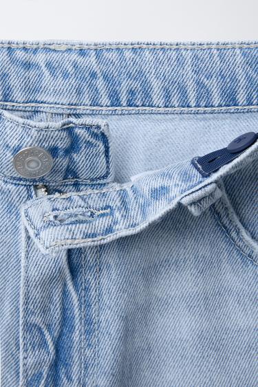 BERMUDA EN DENIM RELAXED BAGGY - Bleu clair de Zara - Image 2