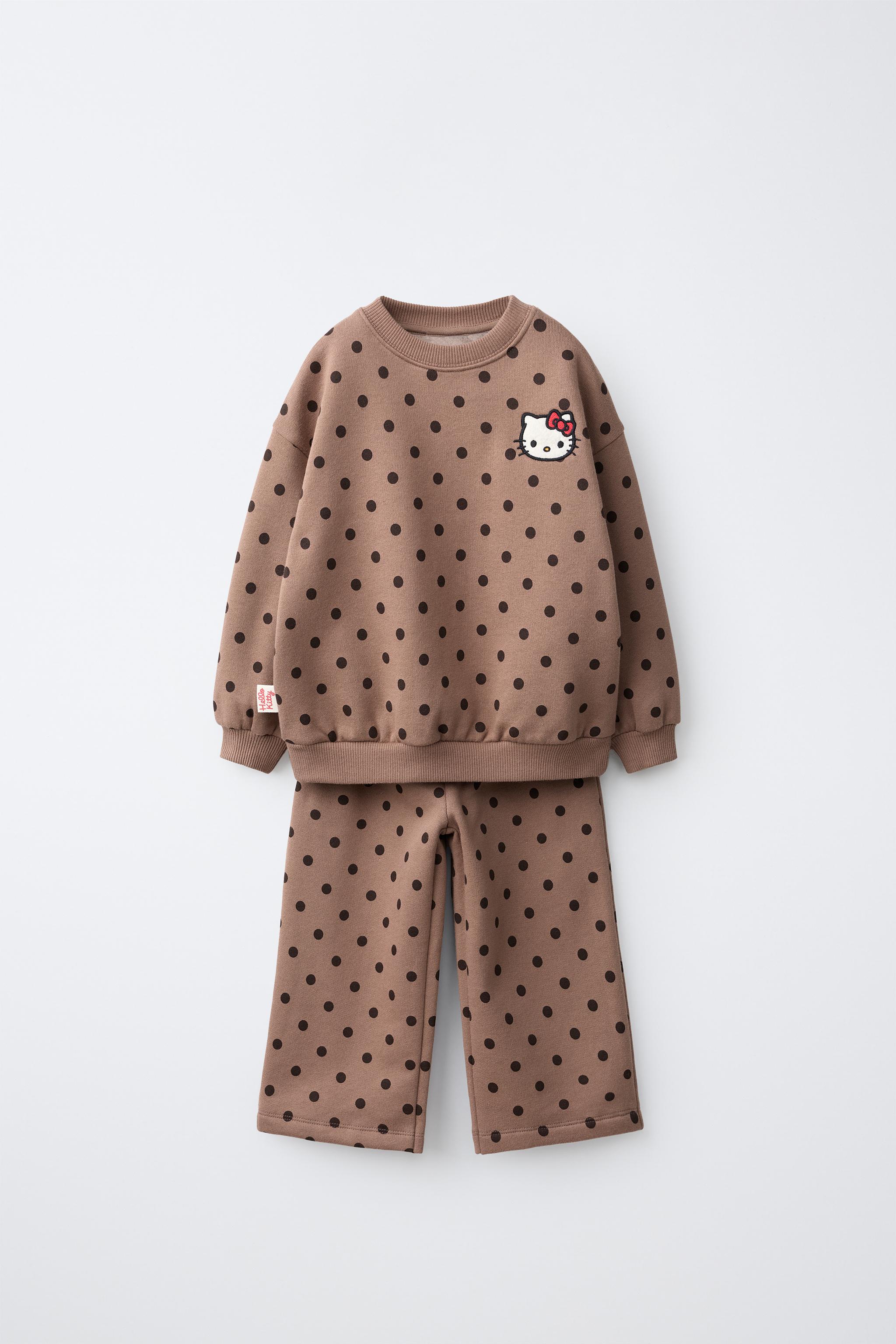 CONJUNTO SUDADERA Y PANTALÓN TOPOS HELLO KITTY © SANRIO