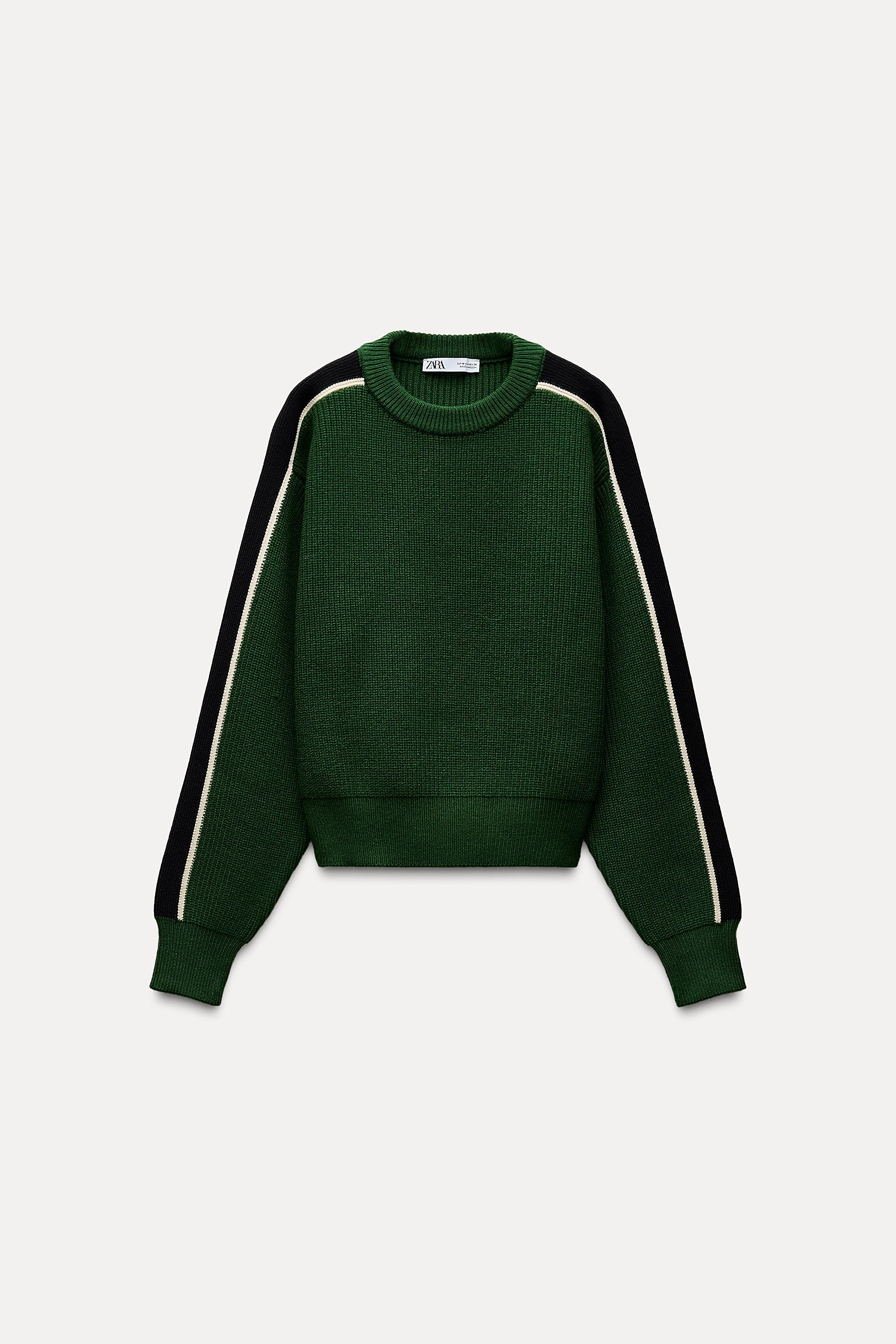 Maglione verde zara store
