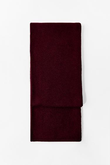 ÉCHARPE FINE EN MAILLE - Bordeaux de Zara