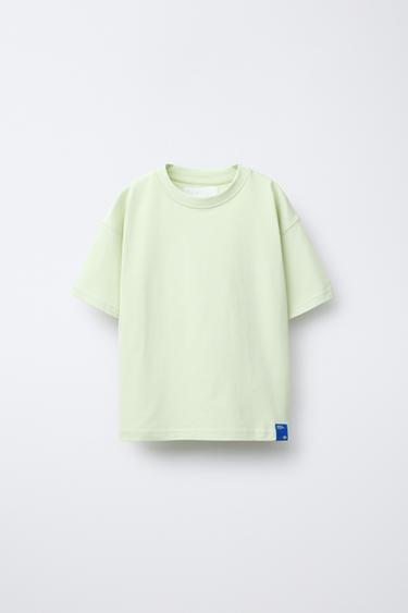 HEAVYWEIGHT LABEL T-SHIRT - Lime by Zara