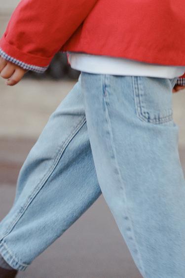 JEAN BAGGY - Bleu moyen de Zara