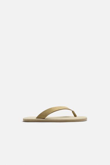 STRAPPY SANDALS - Taupe Grey by Zara