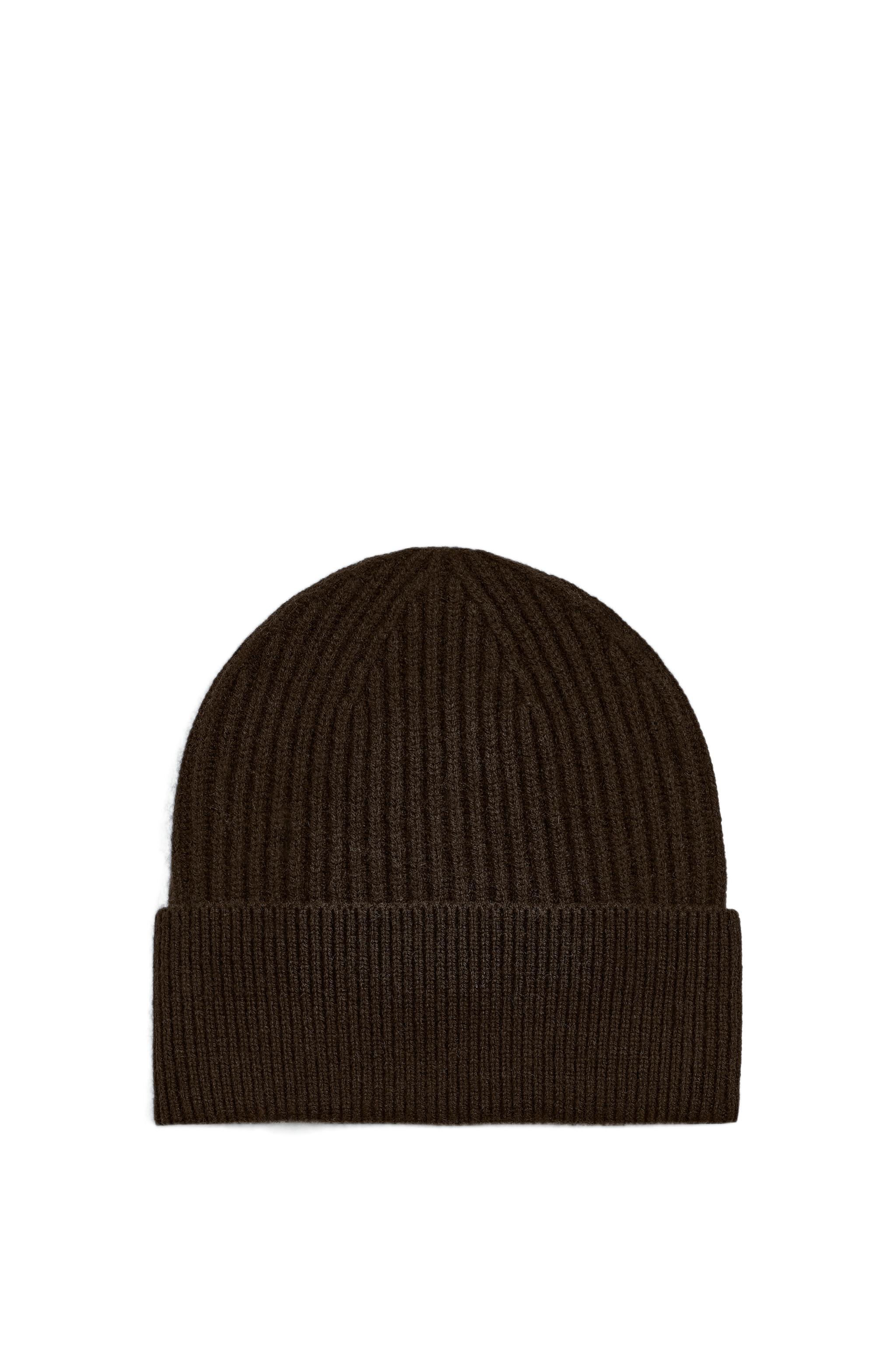 WOOL BLEND KNIT HAT - Brown / Taupe | ZARA United States