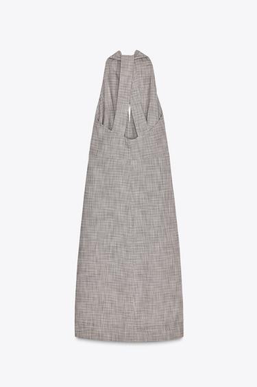 ZW COLLECTION MIDI DRESS - brown/white by Zara - Image 5