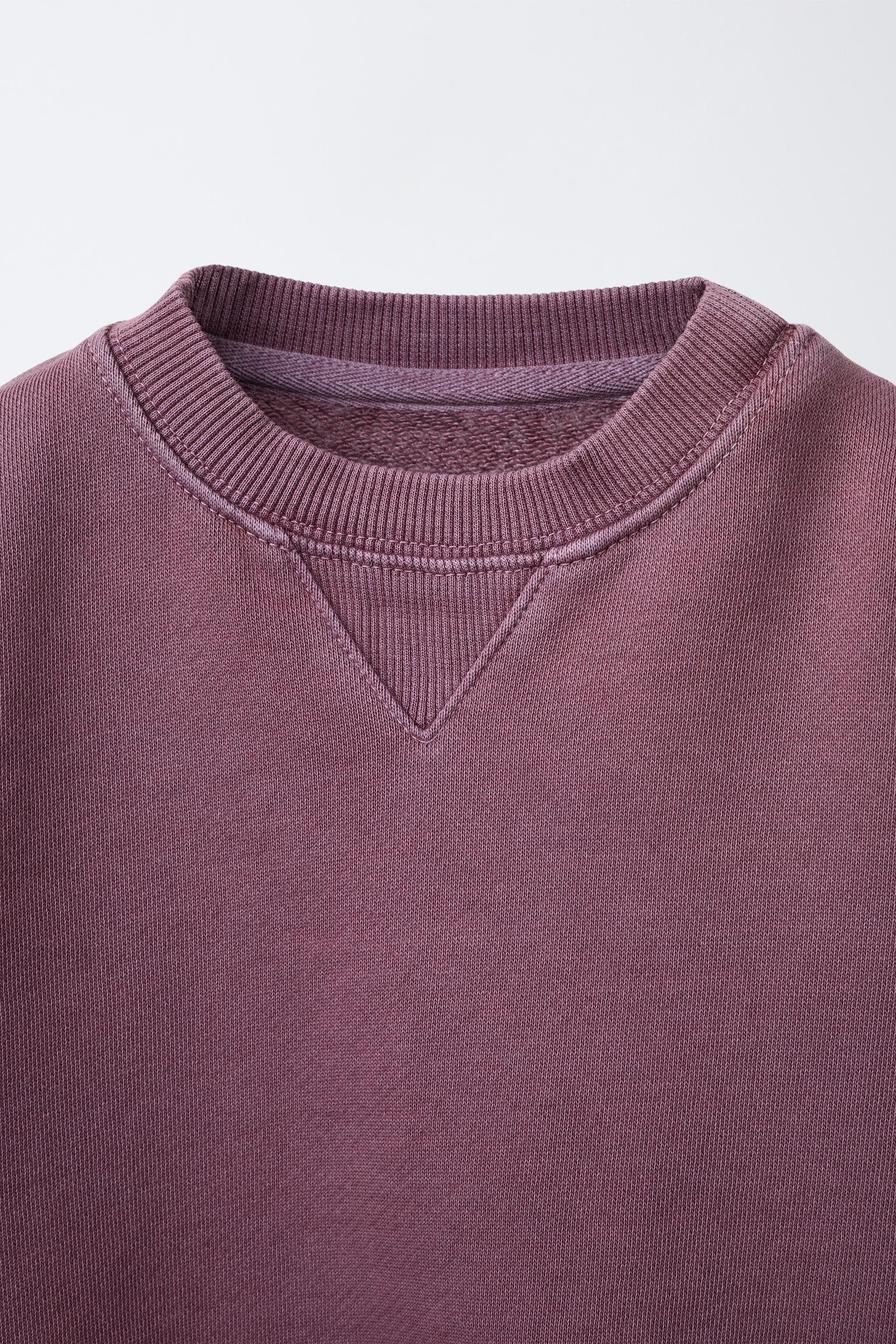 SOLID GARMENT DYE SWEATSHIRT