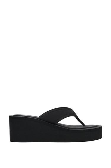 PLATFORM SANDALS - Black by Zara