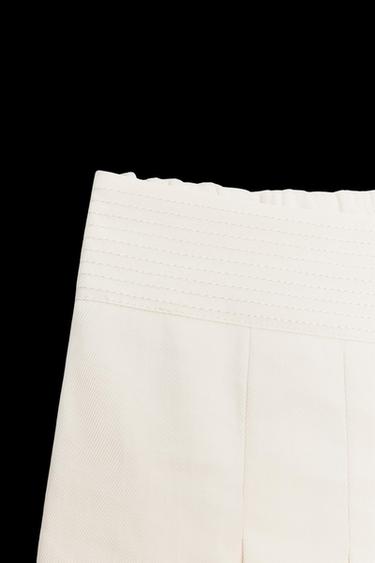 MINI-HOSENROCK MIT FALTEN - Hellbeige von Zara