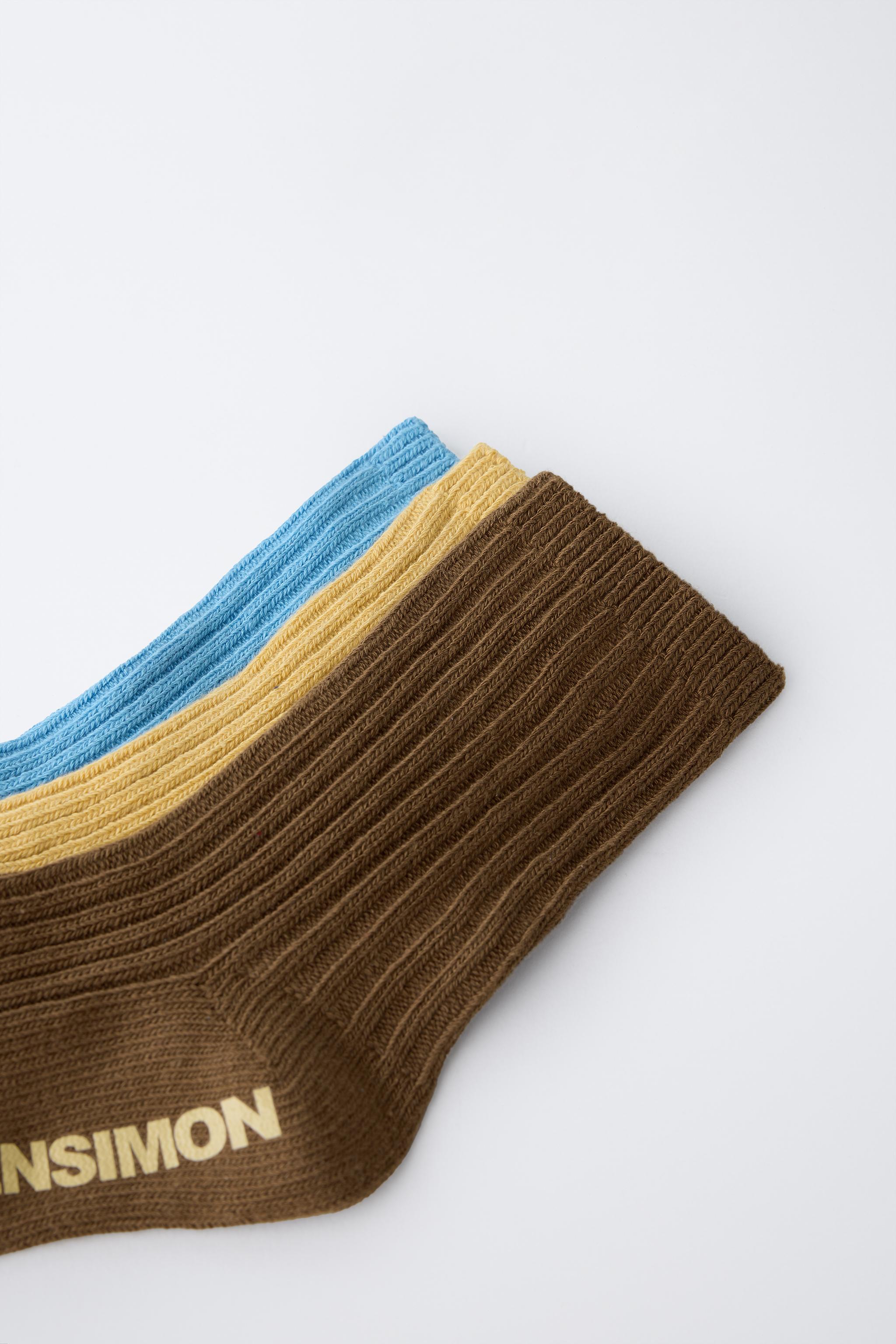 BENSIMON ® X ZARA PRINTED THREE-PACK OF SOCKS