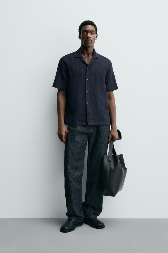 GEOMETRIC JACQUARD SHIRT