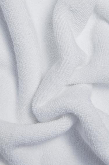 TAPIS DE BAIN FESTONNÉ - Bleu marine / Blanc de Zara - Image 3
