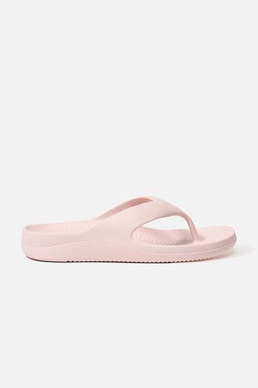 THONG SANDALS - Pink by Zara