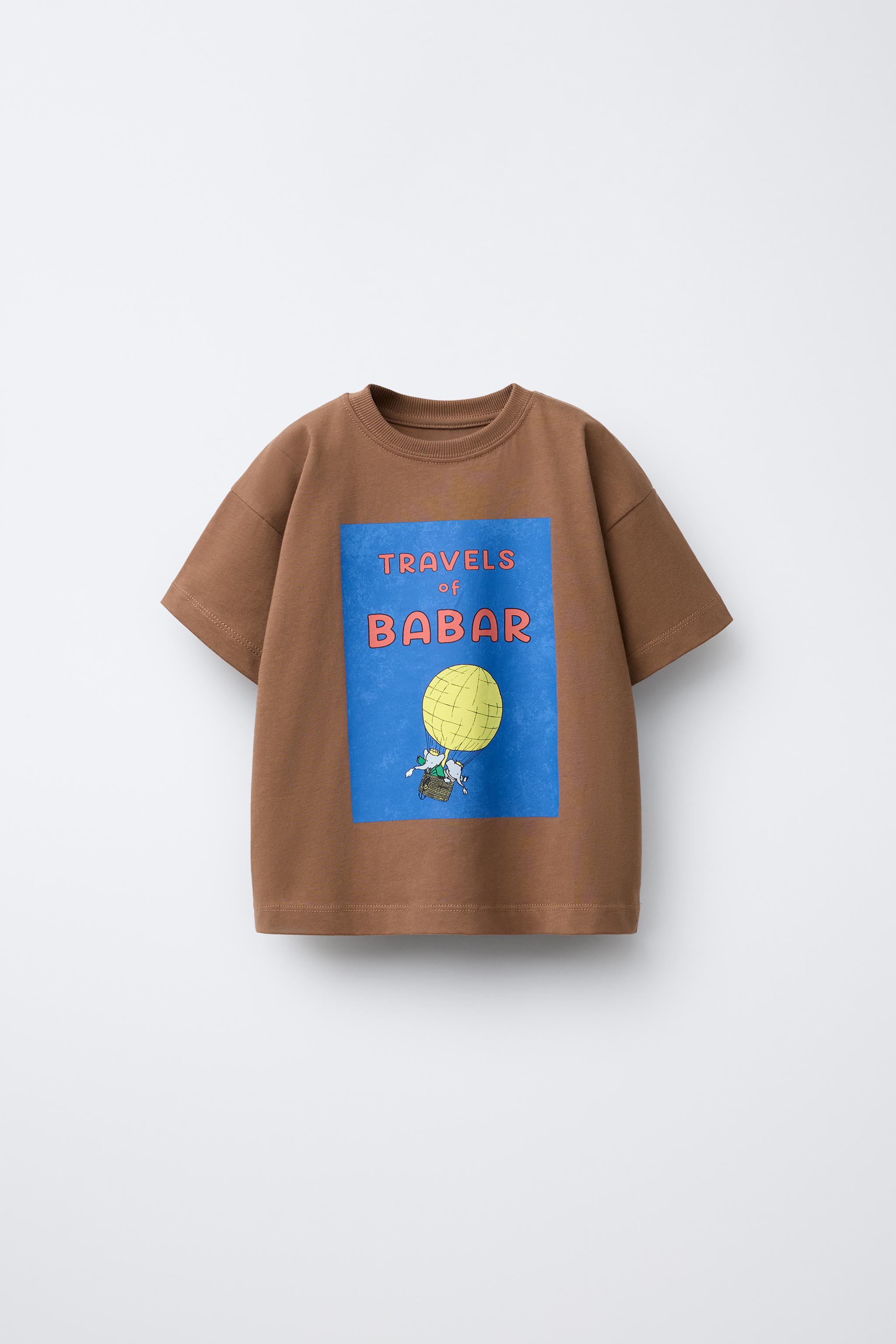 BABAR™ PRINT T-SHIRT - Chocolate | ZARA United States