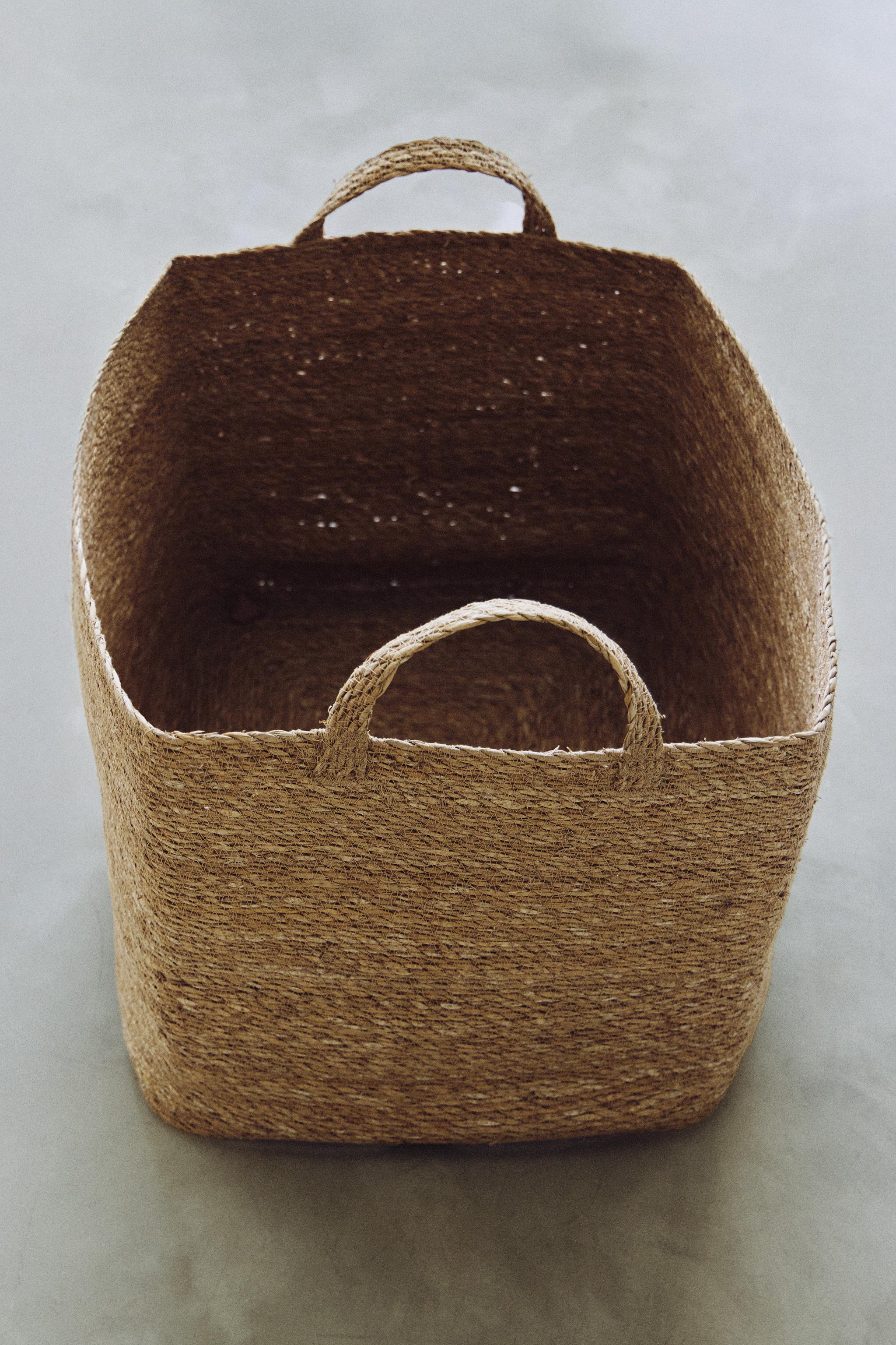 RECTANGULAR SEAGRASS BASKET