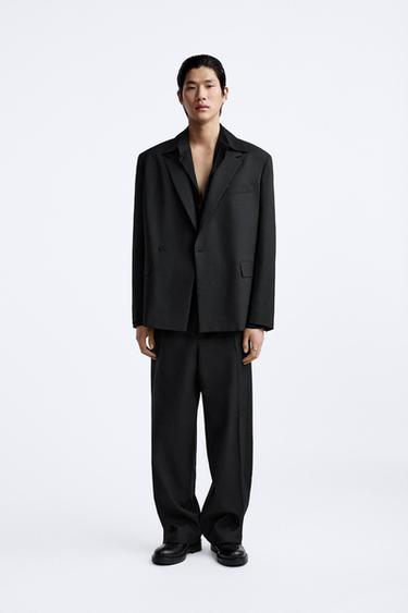 TRAJE BLAZER CRUZADA -  de Zara - Imagen 0