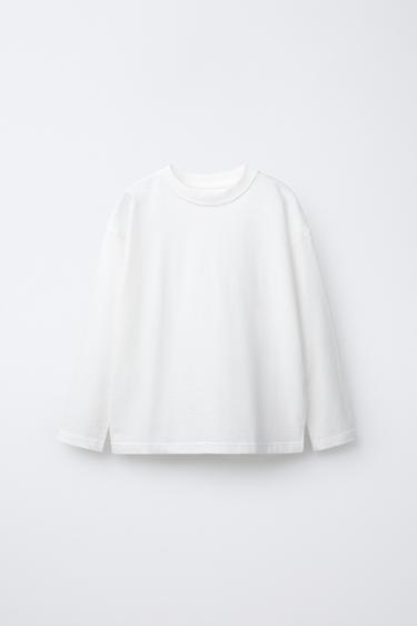 BASIC MEDIUM WEIGHT T-SHIRT - White by Zara