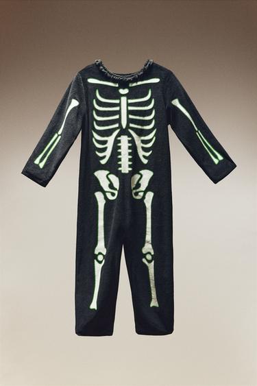 CHILDREN'S SKELETON HALLOWEEN COSTUME - Black de Zara - Image 5