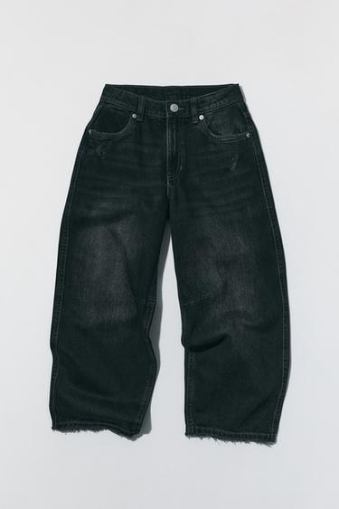 STAR BAGGY JEANS — Blue / Black 1