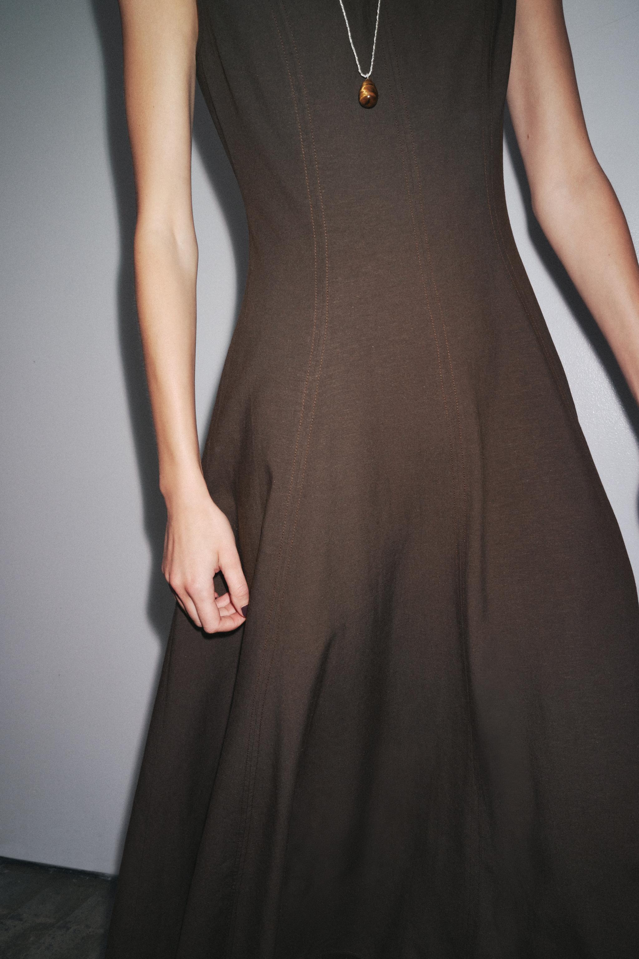 ZW COLLECTION SLEEVELESS MIDI DRESS