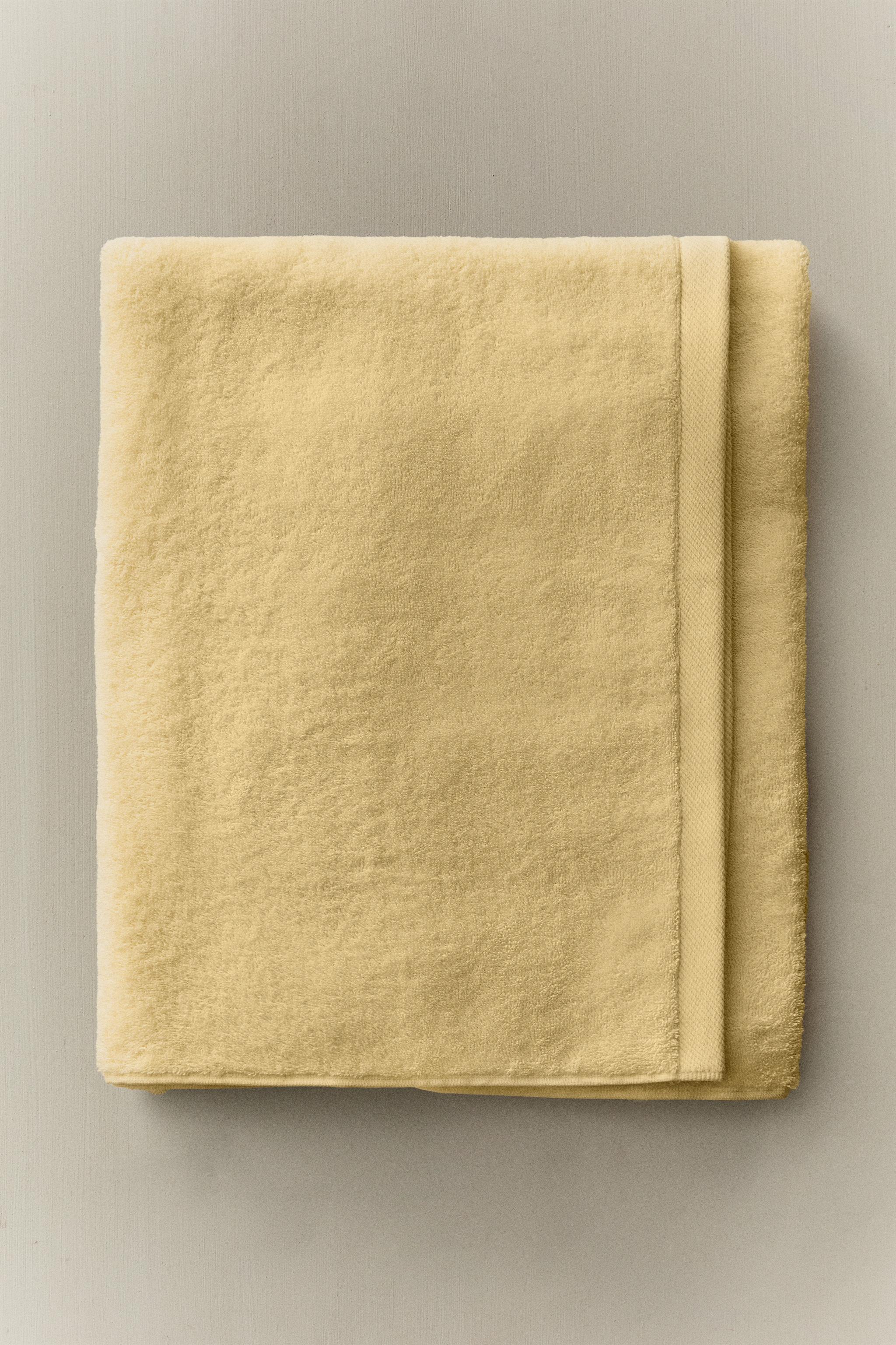 PLAIN COTTON TERRY BATH TOWEL (500 GSM)