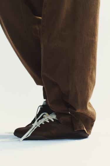 JEAN TRF BAGGY BALLON TAILLE MI-HAUTE - Marron de Zara - Image 2
