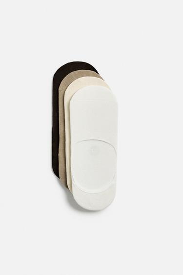 PACK OF 4 NO-SHOW SOCKS - various by Zara