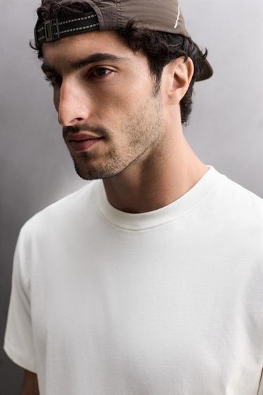 BASIC COTTON TRAINING T-SHIRT - White by Zara - Image 5