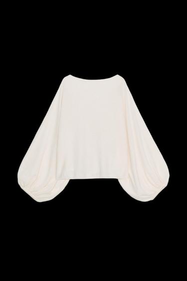 CUERPO PUNTO MANGA VOLUMEN - Crudo medio de Zara