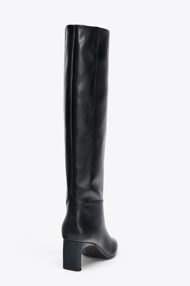 KITTEN HEEL BOOTS - Black by Zara - Image 6