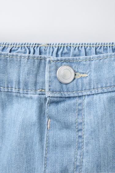 WIDE-LEG JEANS - Light blue by Zara - Image 2