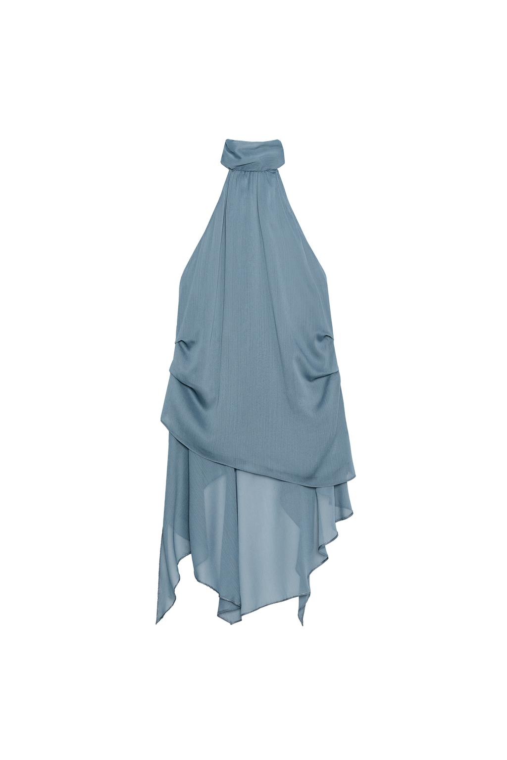 ZW COLLECTION ASYMMETRIC HALTER TOP - image 3