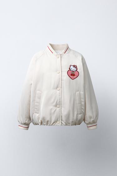 HELLO KITTY © SANRIO BOMBER JACKET - Ecru by Zara - Image 0