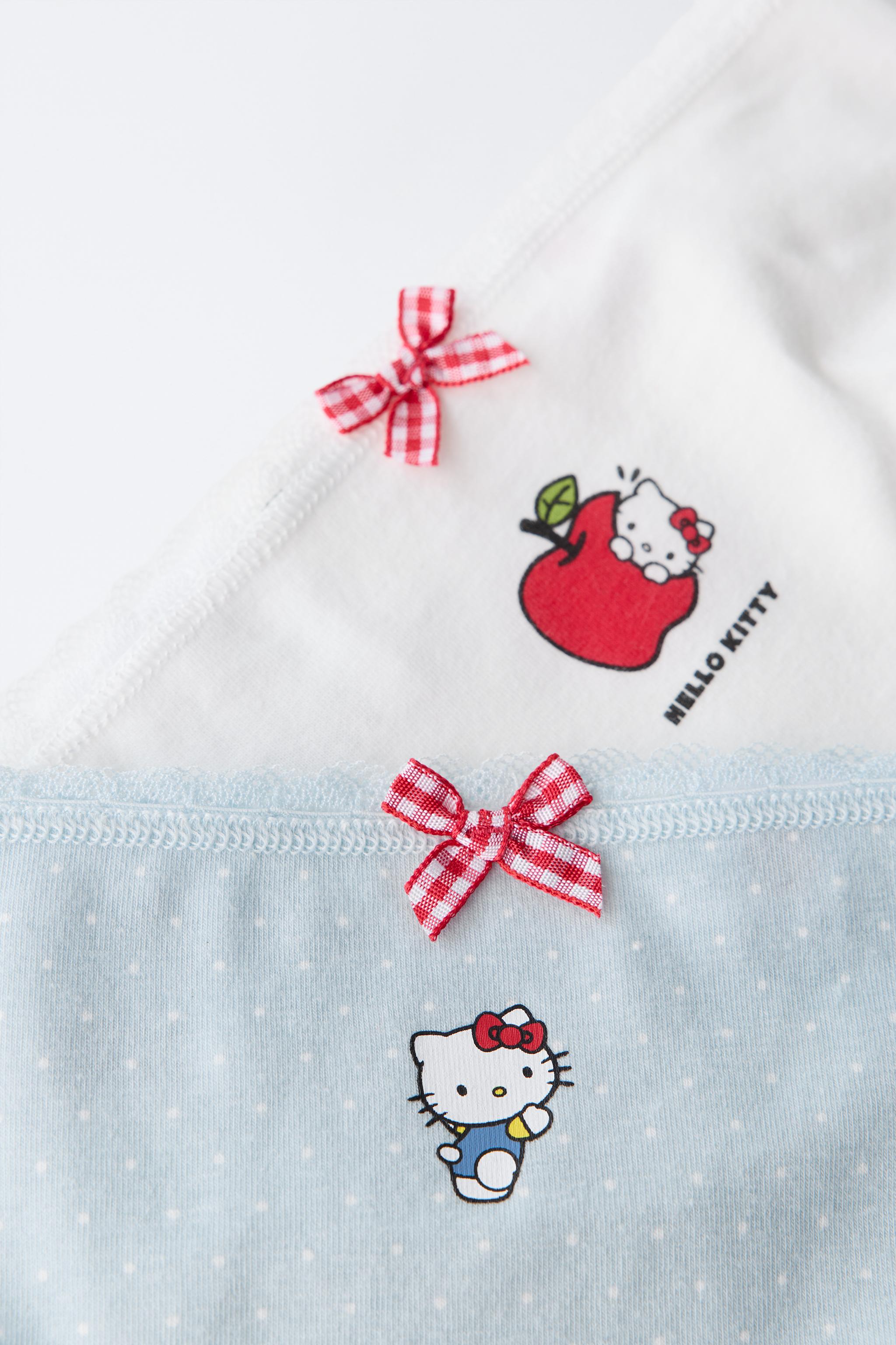 1 1/2-6 ANS/ LOT DE TROIS CULOTTES HELLO KITTY © SANRIO
