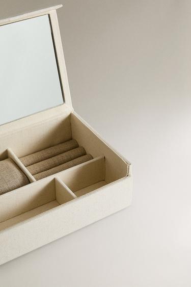 MIRRORED JEWELLERY BOX - Light beige by Zara - Image 2