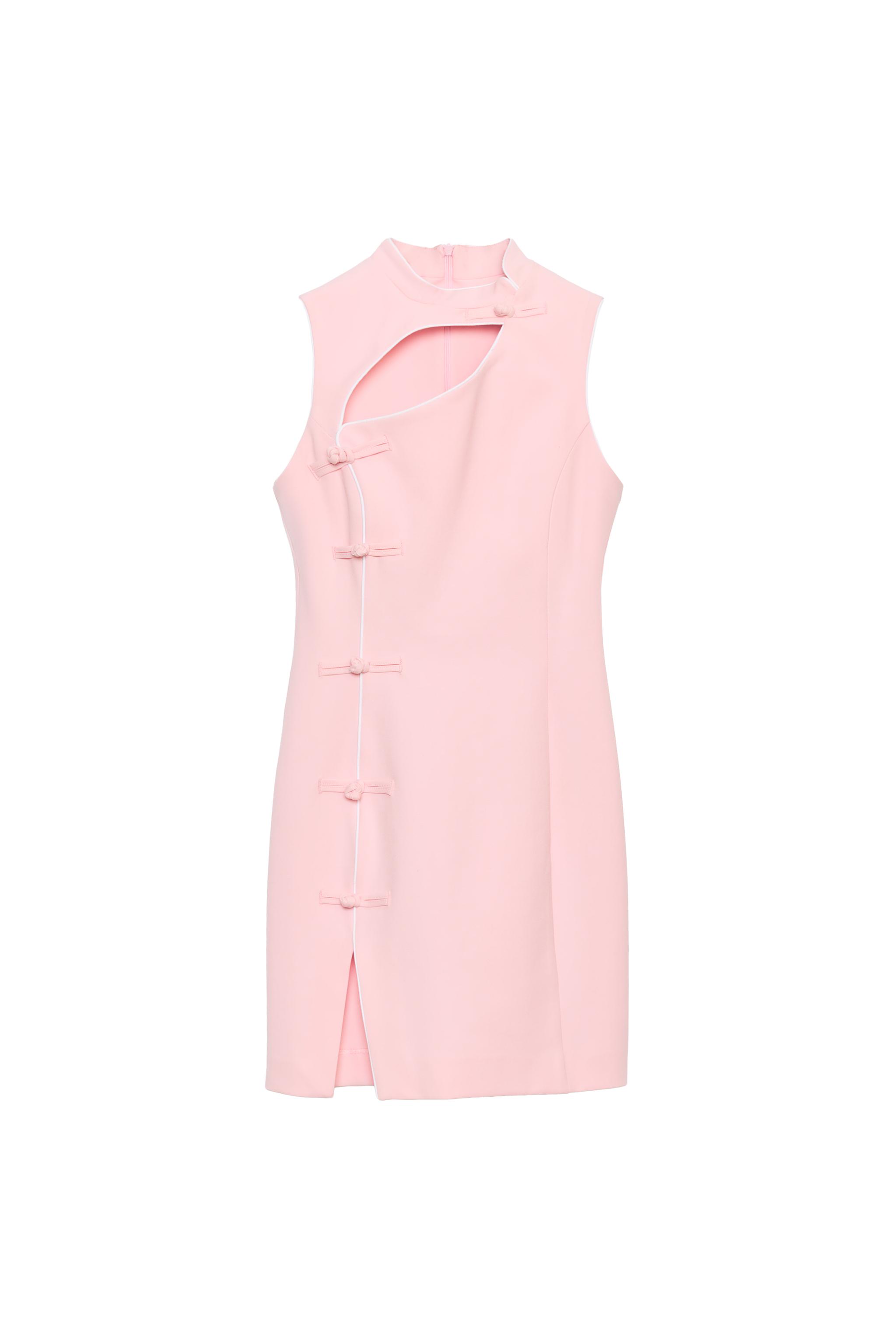 MINI FROG FASTENING DRESS - Pink | ZARA Canada