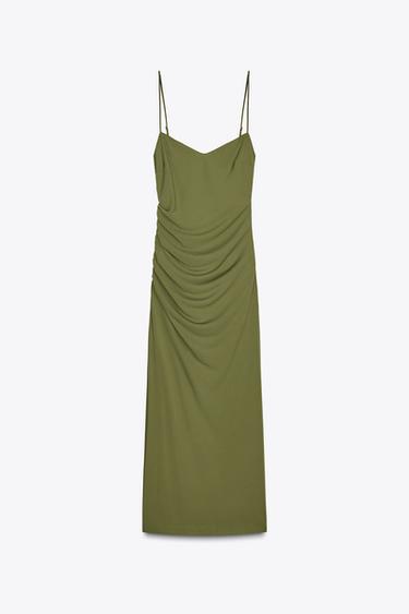 GERAFFTES MIDIKLEID - Moosgrün von Zara - Bild 0