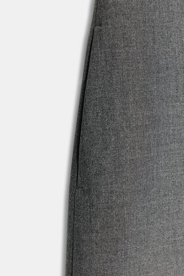 ZW COLLECTION LONG BERMUDA SHORTS - Grey marl by Zara - Image 6