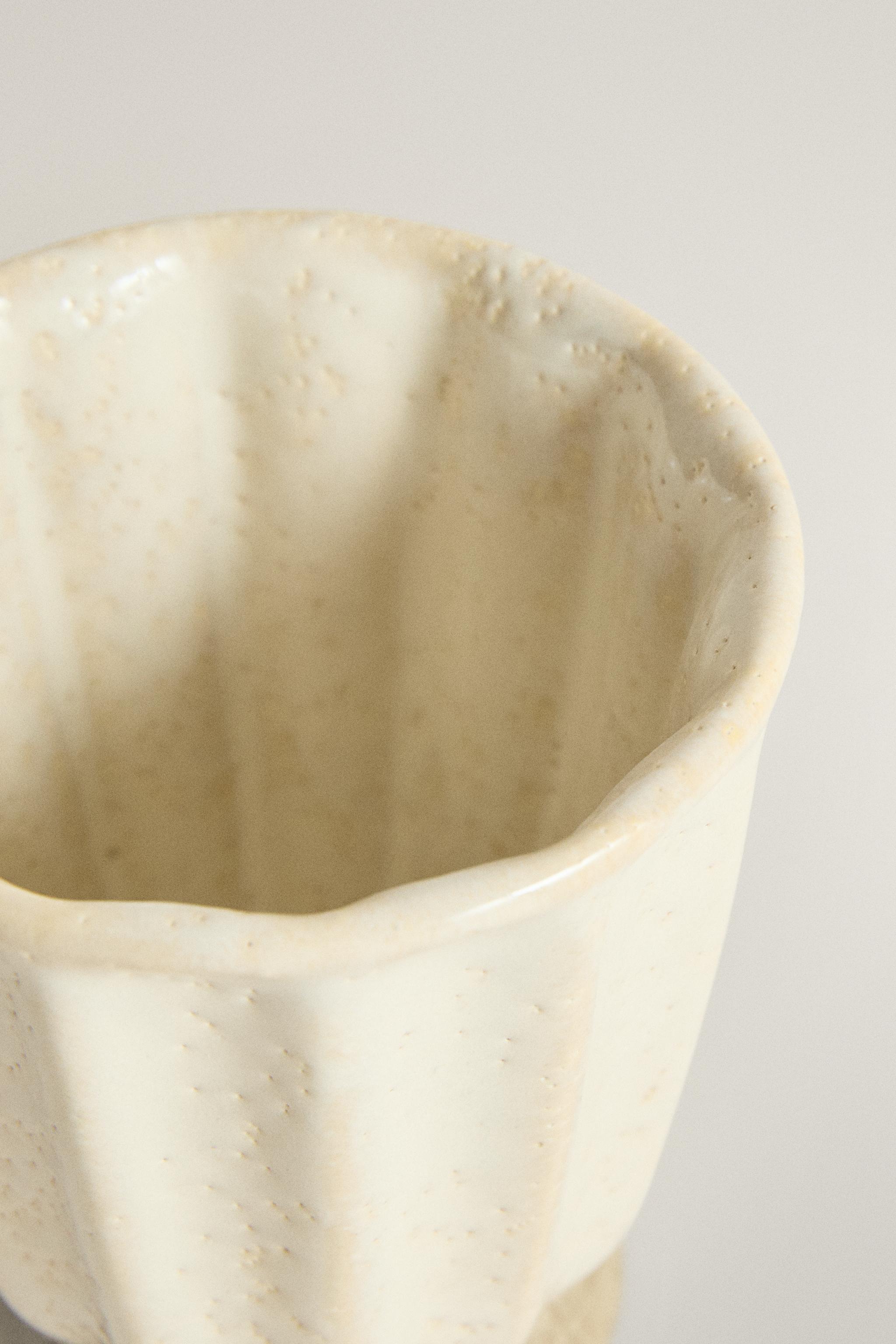 RUSTIC CERAMIC TOOTHBRUSH TUMBLER