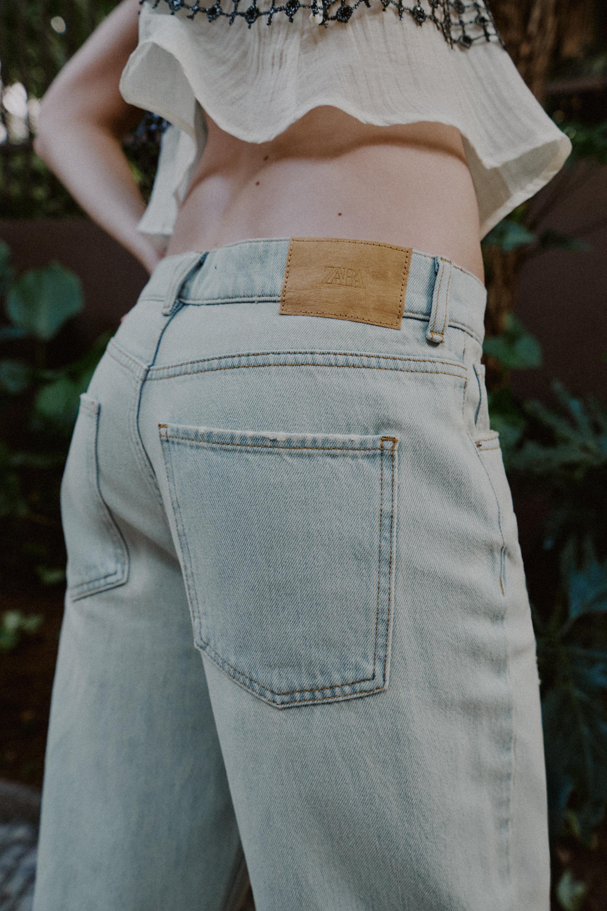 Z1975 MID-RISE RIPPED STRAIGHT JEANS
