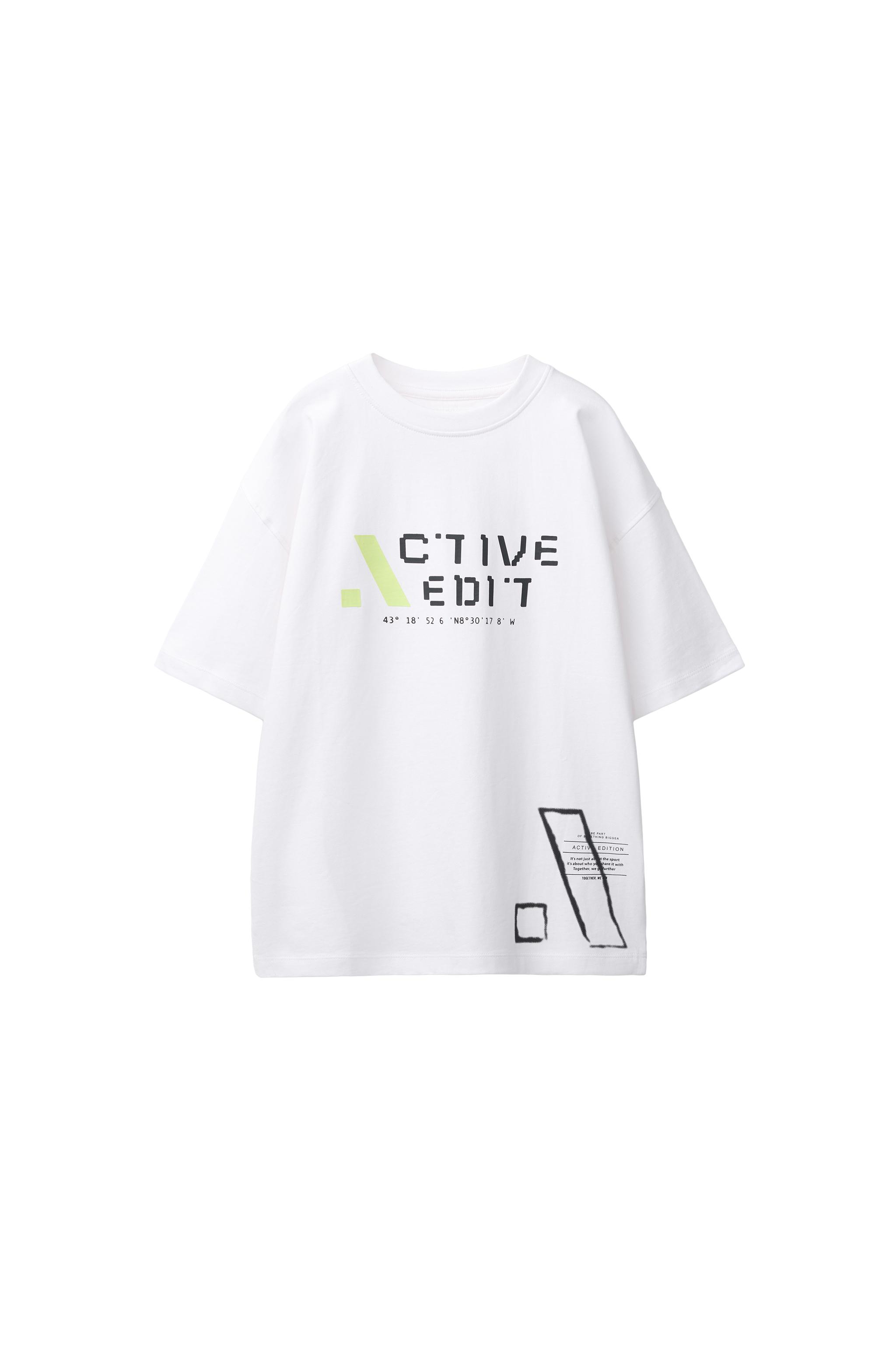 SPORTY PRINT T-SHIRT - White | ZARA South Africa