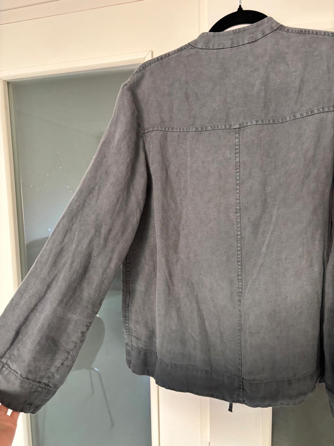 LINEN JACKET WITH TIES ZW COLLECTION - Image 7