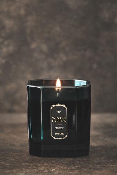(280 G) WINTER CYPRESS SCENTED CANDLE - whisky by Zara - Image 4
