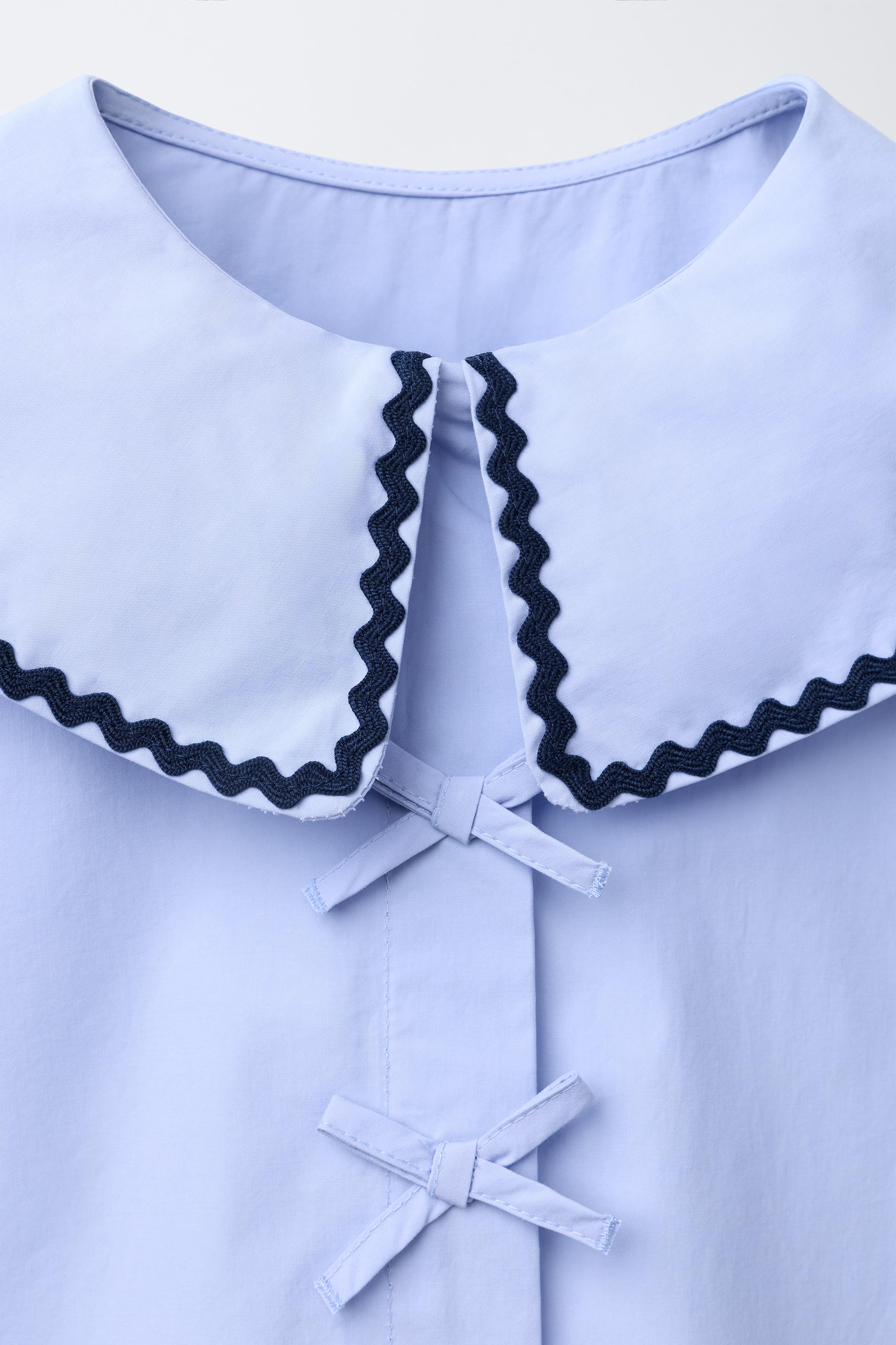 CHEMISE COL ONDULINE