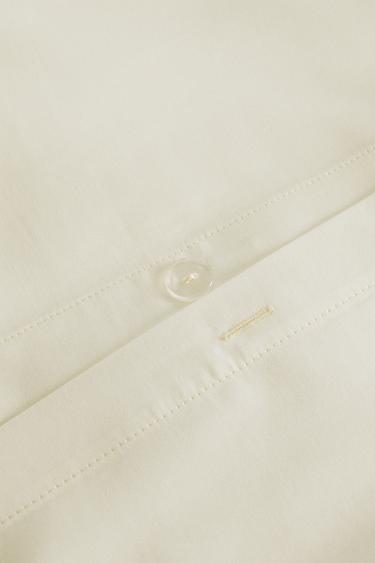 SATEEN DUVET COVER WITH FLORAL BORDER - Cava by Zara - Image 3