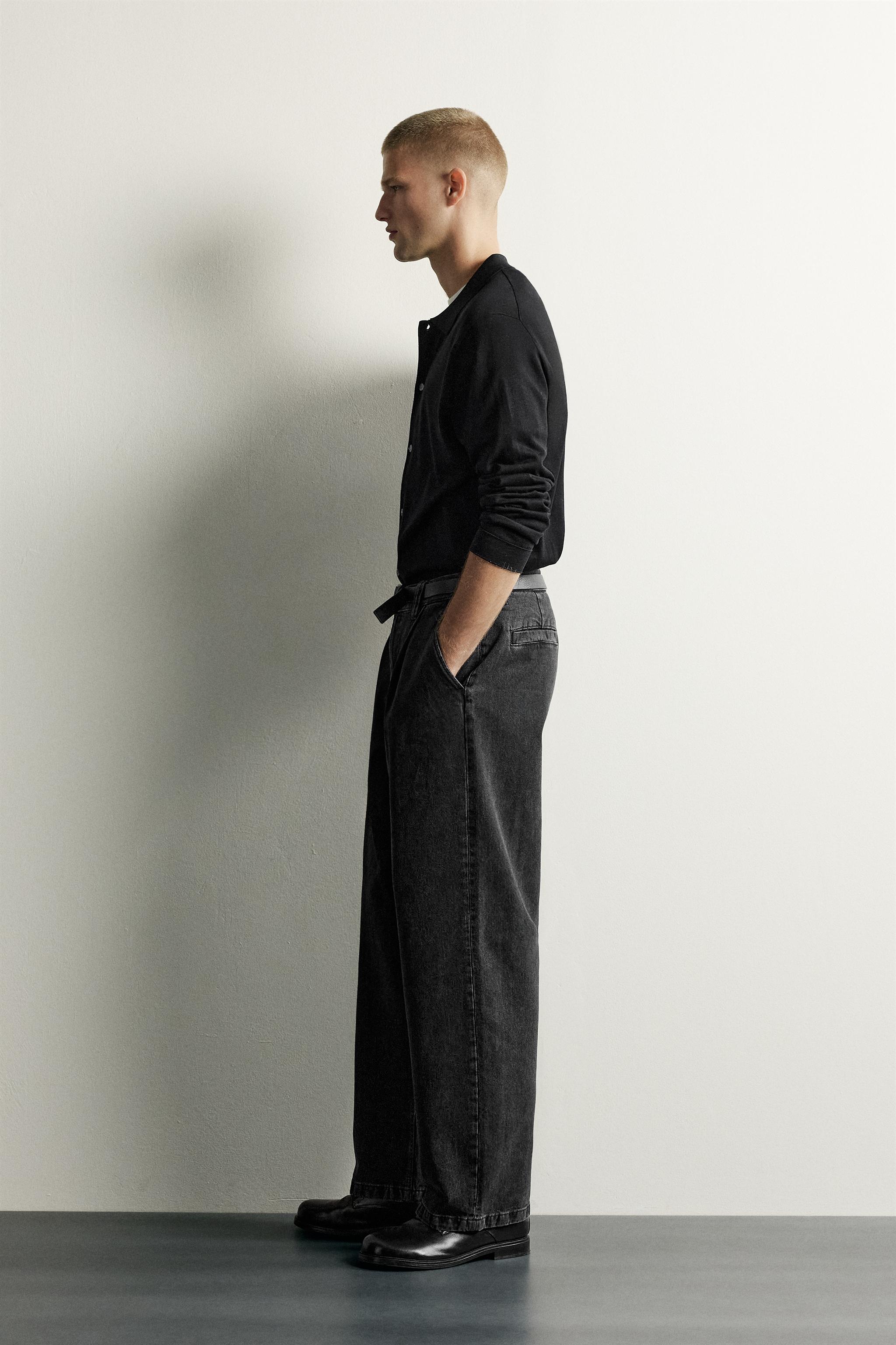 RELAXED-FIT PLEATED CHINO PANTS - thumbnail 10
