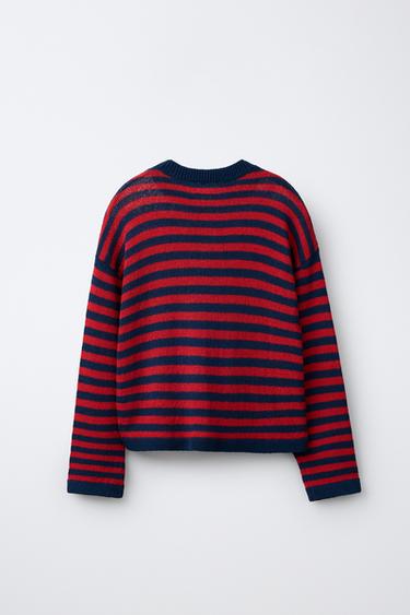 STRIPED STAR KNIT JUMPER - Stripes by Zara - Image 1