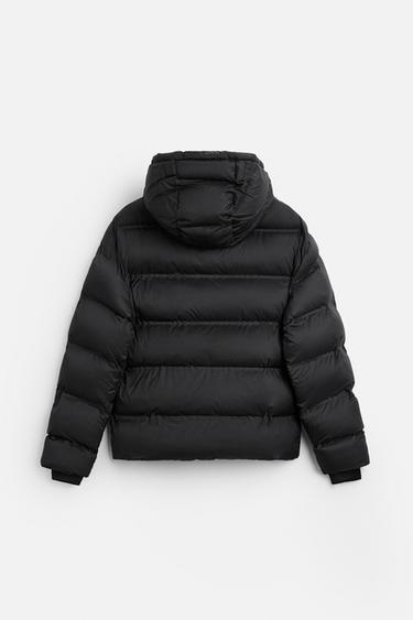 VESTE REMBOURRÉE À CAPUCHE - Noir de Zara - Image 6