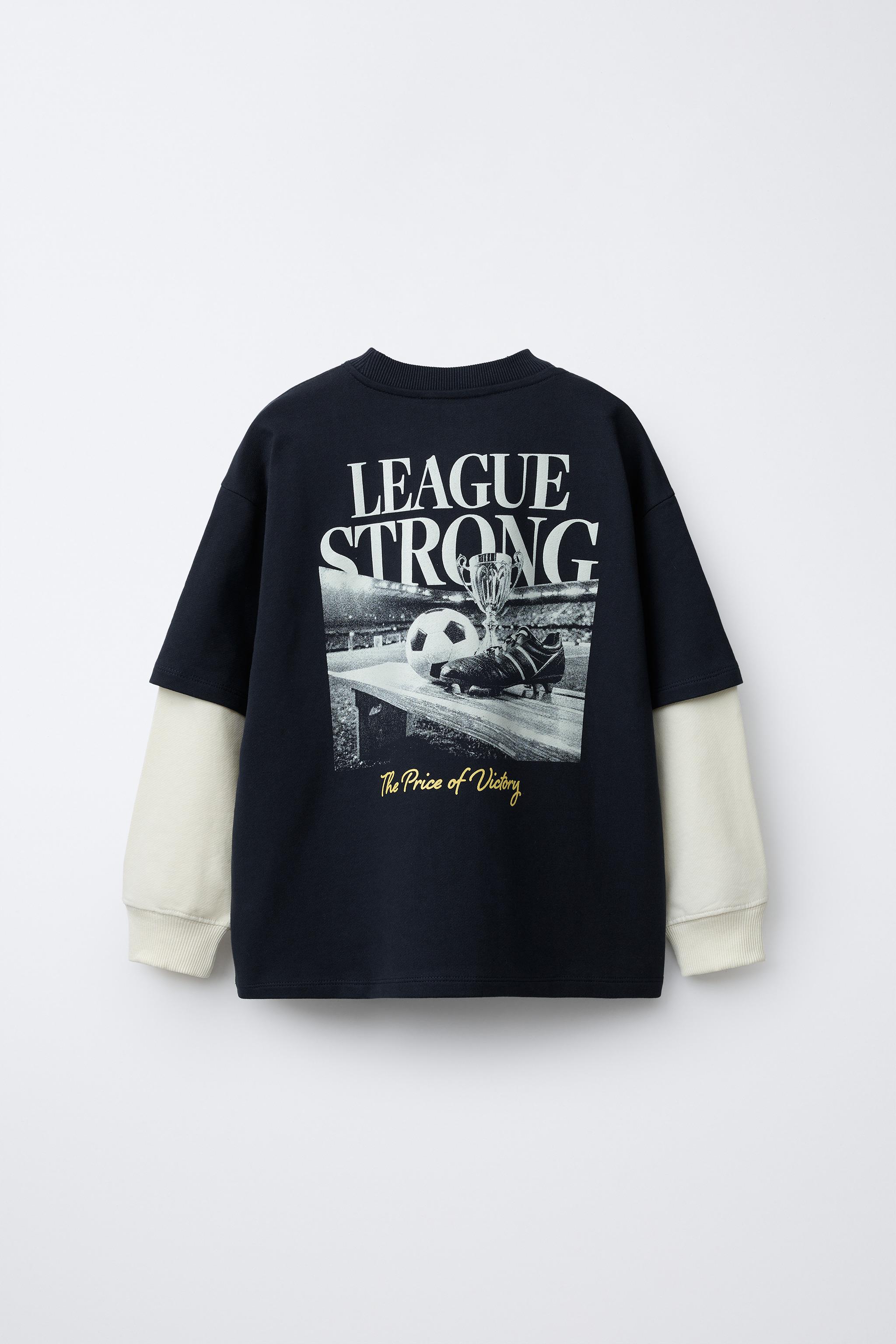T-SHIRT DOUBLE MANCHE FOOTBALL
